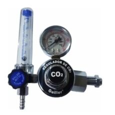 Regulador de CO2 con Caudalímetro Guiller Valvula