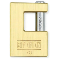 Bremen Candado de Bronce Perno Horizontal Reforzado 70 mm 7748