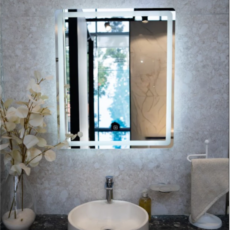 Espejo Rectangular 60 x 80 Led con Touch Q1