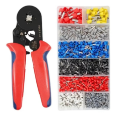 Pinza Crimpeadora para Terminales TIF con Set de 1200 Terminales Guiller® MD 409