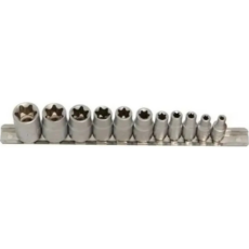 Tubo Torx Hembra en Juego : 11 Tubos Enc. 1/4 3/8 + Portatubos CR-V 50 Guiller®