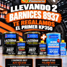 Combo 2 Barnices 8937 + 1 Primer KP350 de Regalo!